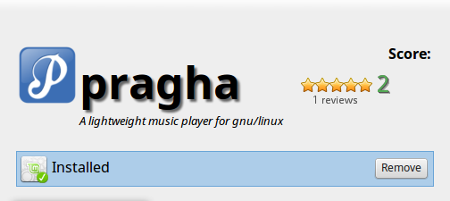 Pragha is now installed